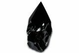 Free-Standing Polished Obsidian Point - Mexico #355031-1